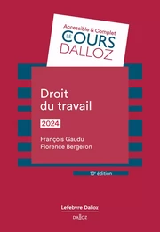 Droit du travail 2024 10ed