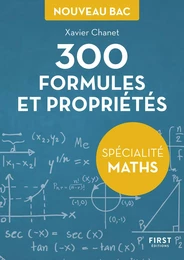 Petit livre de - 300 formules et propriétés pour la spécialité maths du Bac