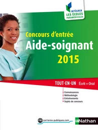 Concours d'entrée Aide-soignant 2015