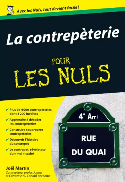 La contrepèterie Poche Pour les Nuls - Joël Martin - edi8