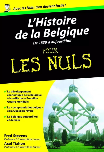 L'Histoire de la Belgique, tome 2 poche Pour les Nuls - Fred Stevens, Axel Tixhon - edi8