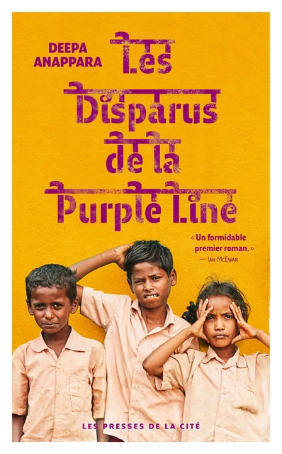 Les Disparus de la Purple Line - Deepa Anappara - Place des éditeurs