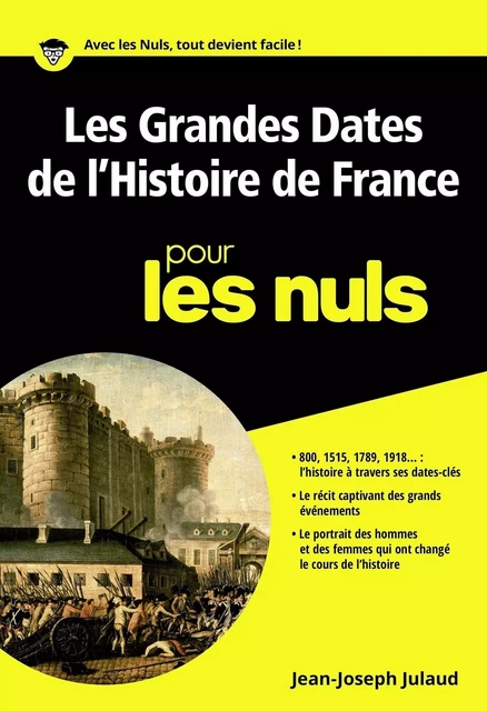 Les grandes dates de l'histoire de France pour les Nuls poche - Jean-Joseph Julaud - edi8