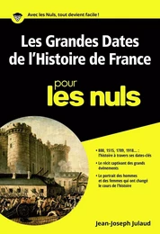 Les grandes dates de l'histoire de France pour les Nuls poche