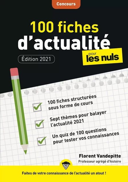 100 fiches d'actualité pour les Nuls Concours, 3e édition - Florent Vandepitte - edi8