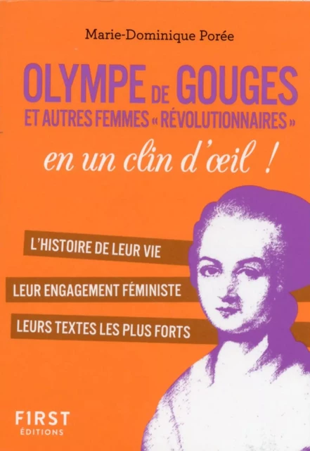 Petit Livre Olympe de Gouges et les femmes de la révolution en un clin d'oeil - Marie-Dominique Porée - edi8