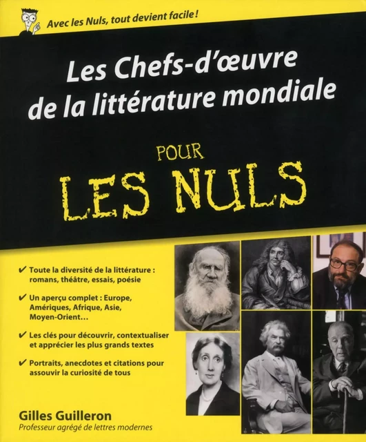 Les chefs-d'œuvres de la littérature mondiale Pour les Nuls - Gilles Guilleron - edi8