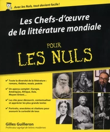 Les chefs-d'œuvres de la littérature mondiale Pour les Nuls