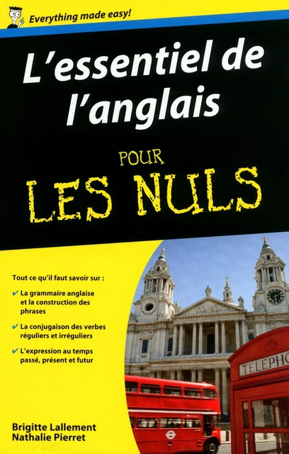 L'Essentiel de l'anglais Pour les Nuls - Brigitte Lallement, Nathalie Pierret-Lallement - edi8