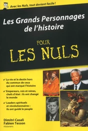 Les Grands Personnages de l'histoire pour les Nuls poche