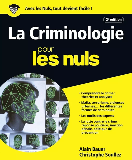 La Criminologie pour les Nuls, grand format, 2e édition - Alain Bauer, Christophe Soullez - edi8