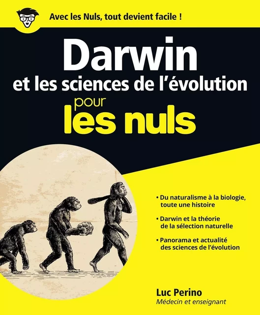 Darwin et les sciences de l'évolution pour les Nuls, grand format - Luc Perino - edi8