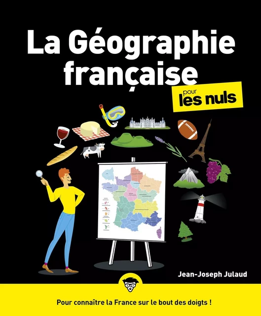 La Géographie française pour les Nuls : Livre de culture générale, découvrir les bases de la géographie de la France à travers les régions, le tourisme et les territoires - Jean-Joseph Julaud - edi8