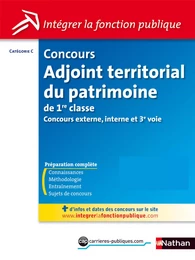 Concours Adjoint territorial du patrimoine de 1ère classe - Cat. C : ePub 3 FL- IFP