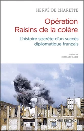 Opération Raisins de la colère. L'histoire secrète d'un succès diplomatique français