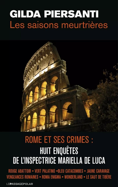 Coffret 8 volumes : Saisons meurtrières - Rome et - Gilda Piersanti - Le passage