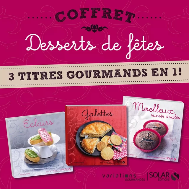 Coffret Desserts de fêtes - Nathalie Hélal, Yann Leclerc - edi8