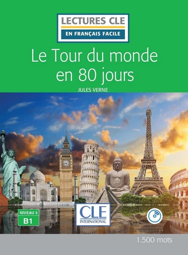 Le tour du monde en 80 jours - Niveau 3/B1 - Lecture CLE en français facile - Ebook - Jules Verne - Nathan