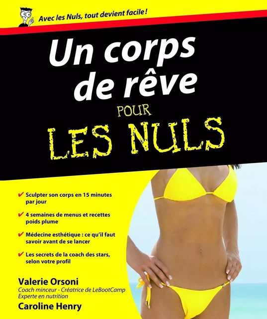 Un Corps de rêve Pour les Nuls - Valérie Orsoni, Caroline Henry - edi8