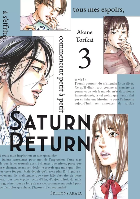 Saturn Return - Tome 3 (VF) - Akane Torikai - Akata