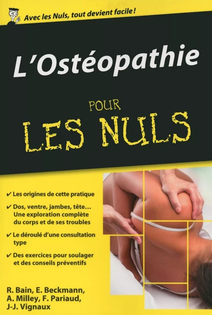 L'Ostéopathie pour les Nuls, édition poche - Frédéric Pariaud, Renan Bain - edi8