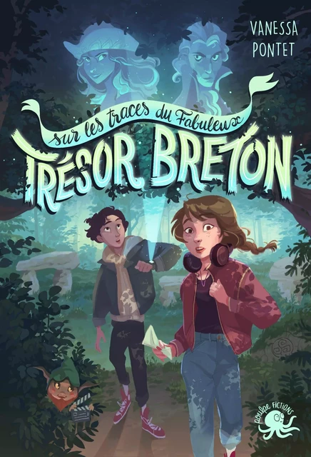 Sur les traces du fabuleux trésor breton - Lecture roman jeunesse fantastique enquête – Dès 8 ans - Vanessa Pontet - edi8