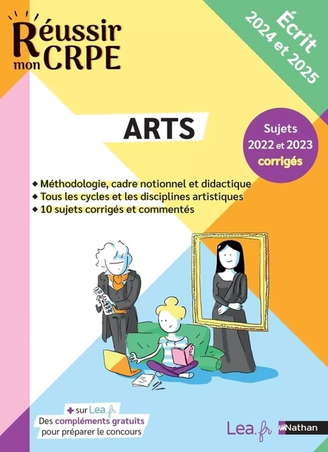 Ebook - CRPE 2024-2025 - Arts épreuve écrite d'application + sujets corrigés et ressources en ligne - Philippe Hentzen, Laurent Puig, Hervé Thibon - Nathan