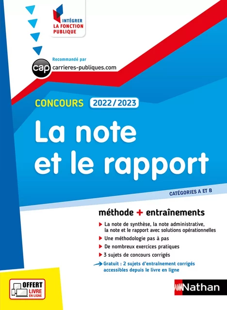 La note et le rapport - EPUB - Pascal Tuccinardi - Nathan