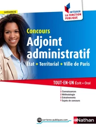 Adjoint administratif - Etat, Territorial, Ville de Paris