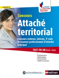 Concours Attaché territorial - Catégorie A - Intégrer la fonction publique - 2015