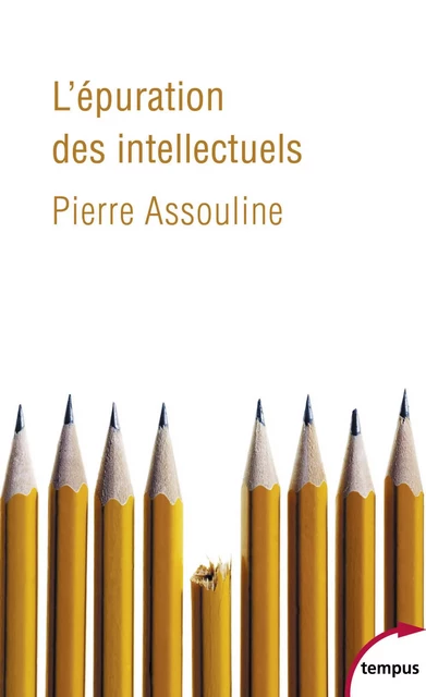 L'épuration des intellectuels - Pierre Assouline - Place des éditeurs