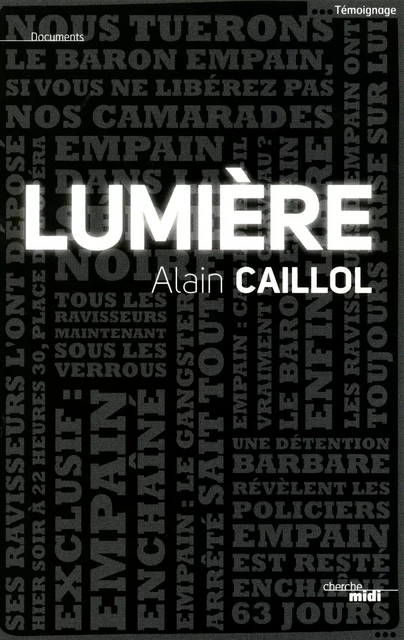 Lumière - Alain Caillol - Cherche Midi