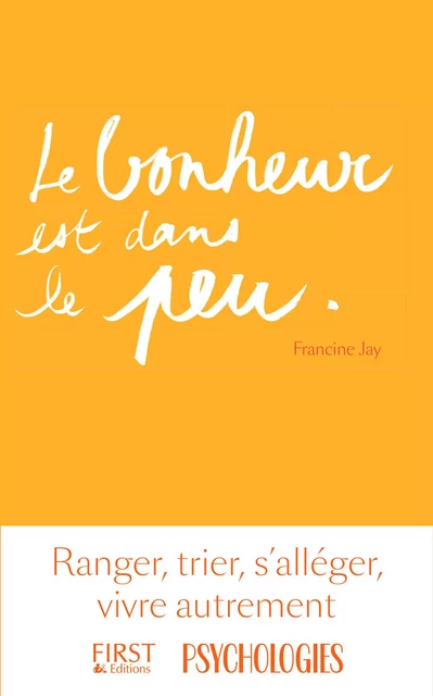 Le bonheur est dans le peu - Francine Jay - edi8