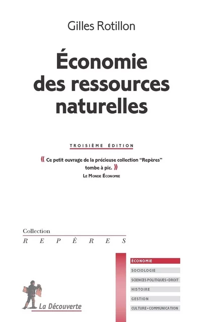 Économie des ressources naturelles - Gilles Rotillon - La Découverte