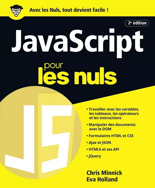 JavaScript pour les Nuls grand format, 2e édition - Chris Minnick, Eva Holland - edi8