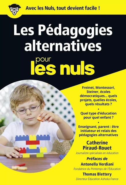 Les Pédagogies alternatives pour les Nuls poche - Catherine Piraud-Rouet - edi8