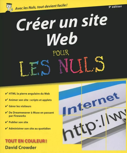 Créer un site Web Pour les Nuls, 9ème édition - David A. CROWDER - edi8