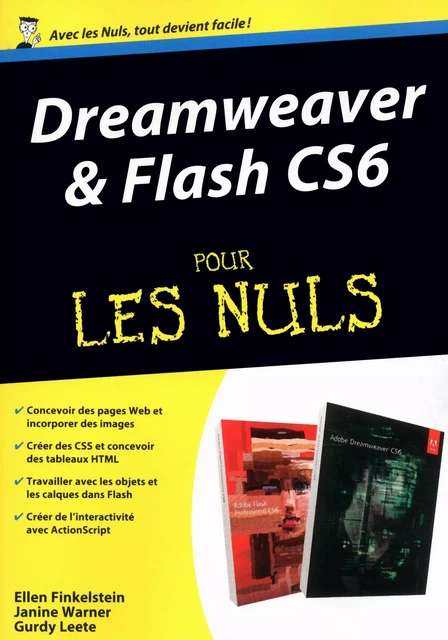 Dreamweaver et Flash CS6 Megapoche Pour les nuls - Janine WARNER, Ellen Finkelstein - edi8