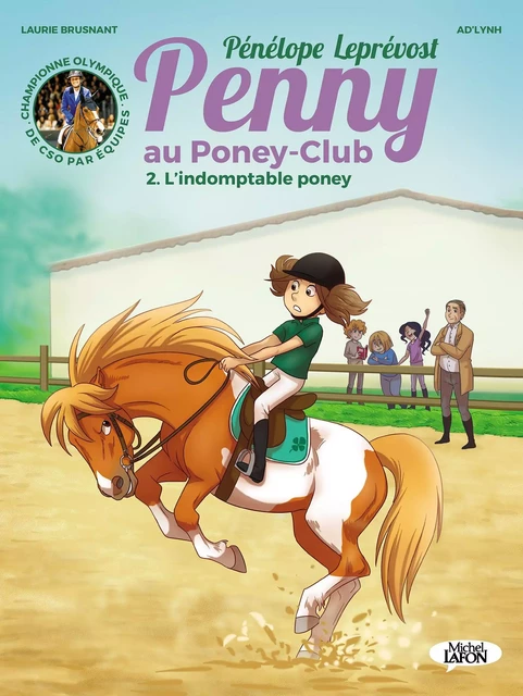 Penny au poney-club - tome 2 L'indomptable poney - Pénélope Leprévost - Michel Lafon