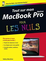 Tout sur mon MacBook Pro Retina Pour les Nuls