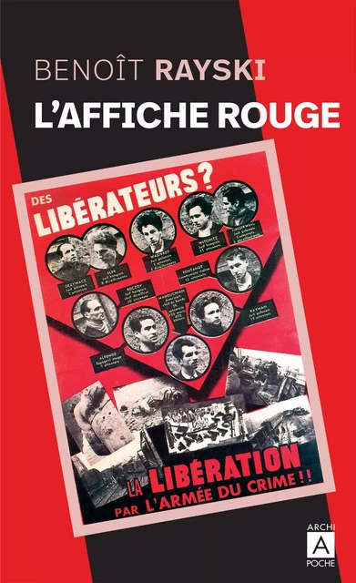 L'affiche rouge - Benoît Rayski - L'Archipel