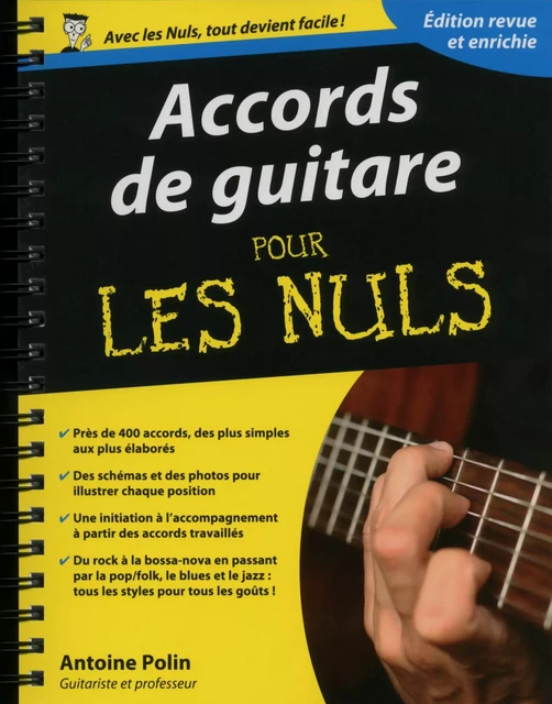 Accords de guitare Pour les Nuls, édition augmentée - Antoine Polin - edi8