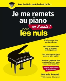 Je me remets au piano en 2 mois pour les Nuls