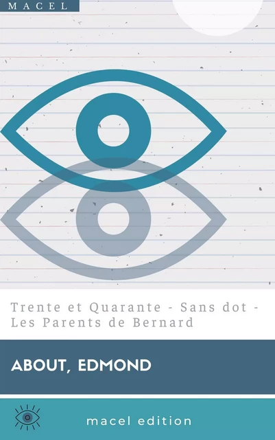 Trente et Quarante - Edmond About - Bookelis