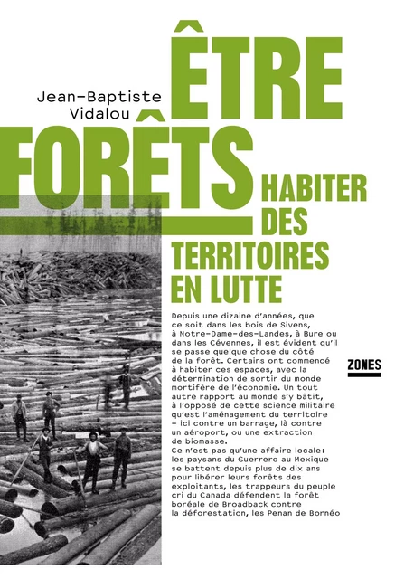 Être forêts - Jean-Baptiste Vidalou - La Découverte