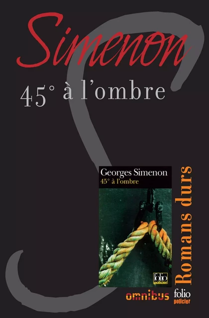 45° à l'ombre - Georges Simenon - Place des éditeurs