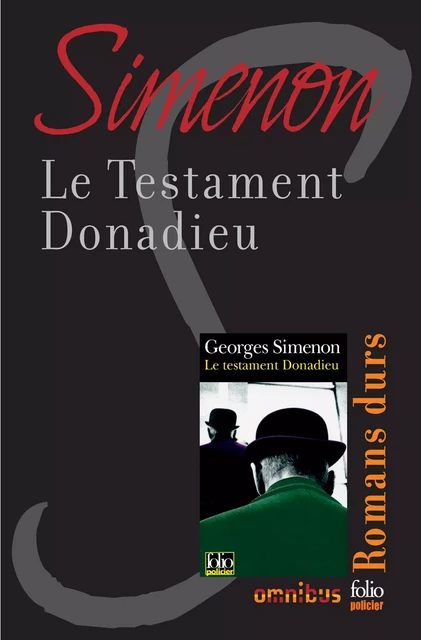 Le testament Donadieu - Georges Simenon - Place des éditeurs