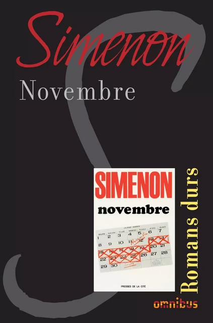 Novembre - Georges Simenon - Place des éditeurs