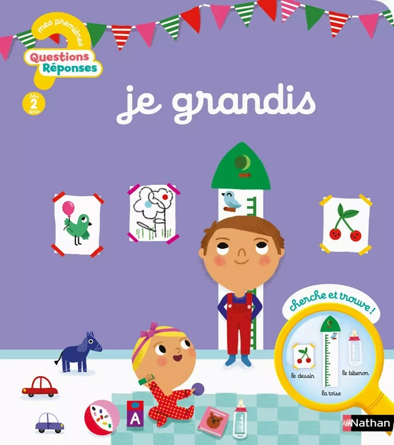 Je grandis - Mes premières Questions/Réponses - Dès 2 ans - Livre numérique - Camille Moreau - Nathan