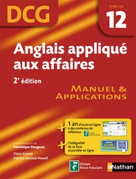 Anglais appliqué aux affaires - épreuve 12 - DCG manuel